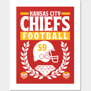 Kansas City Chiefs 1959 Football Edition 3 Posters and Art